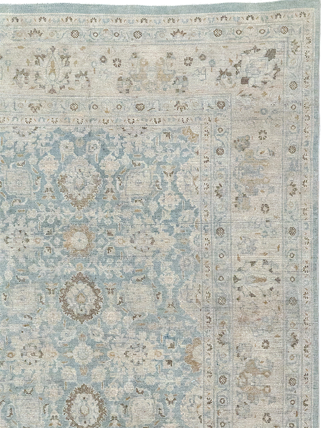 Antique Persian Mashad Room Size Carpet, No.32421 - Gsblank