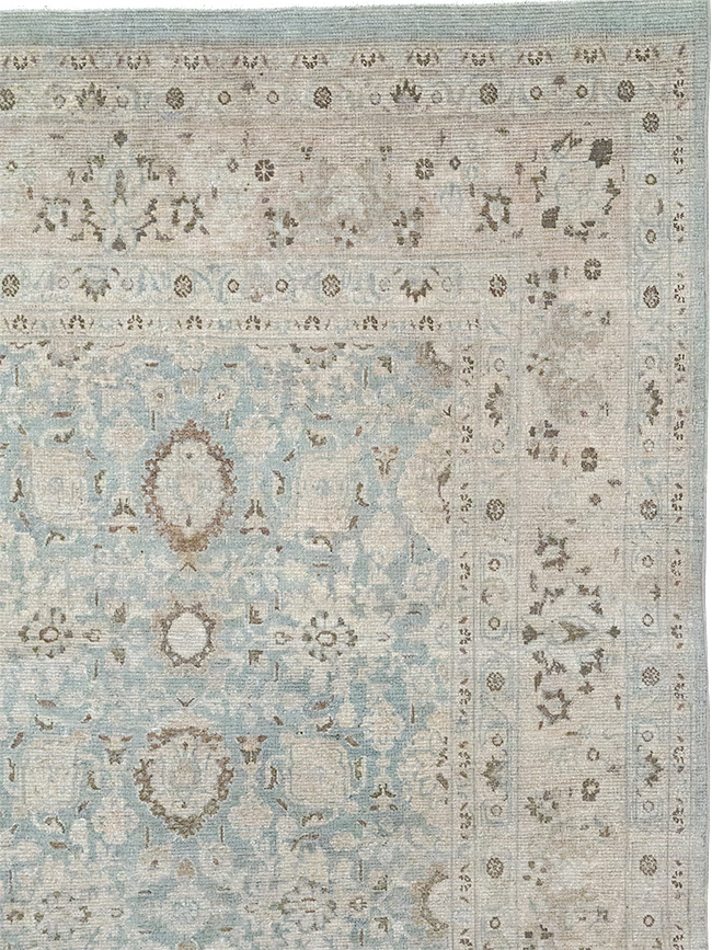 Antique Persian Mashad Room Size Carpet, No.32421 - Gsblank