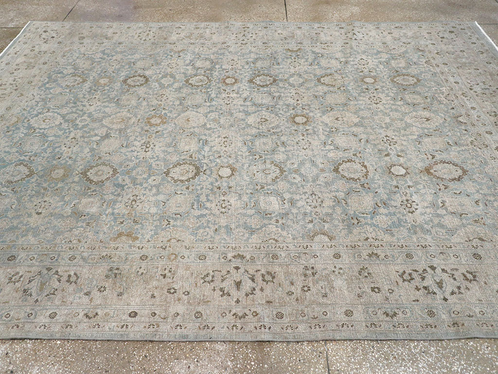 Antique Persian Mashad Room Size Carpet, No.32421 - Gsblank