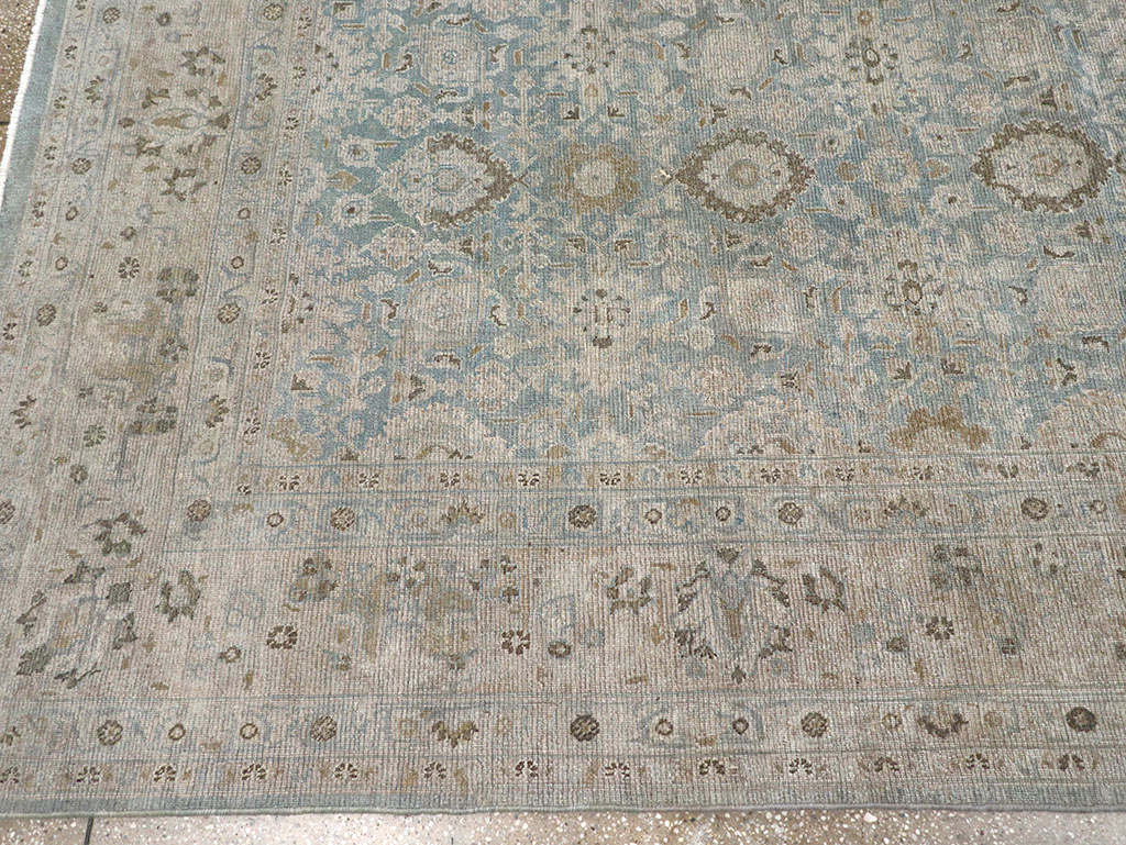 Antique Persian Mashad Room Size Carpet, No.32421 - Gsblank