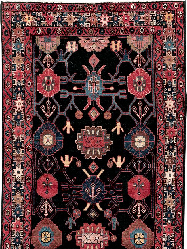 Vintage Persian Malayer Long Runner (Pair: 1 of 2), No.32424 - Gsblank