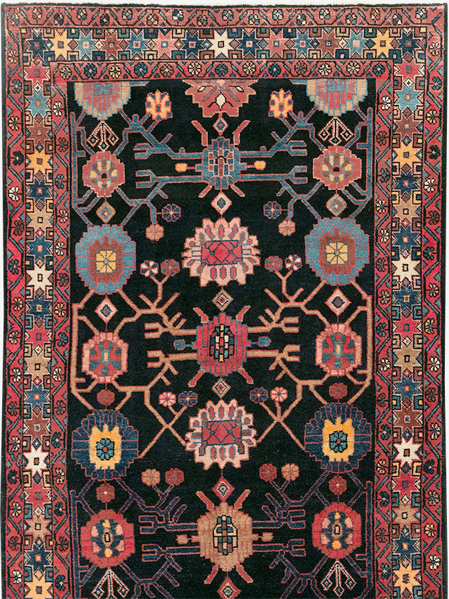 Vintage Persian Malayer Long Runner (Pair: 1 of 2), No.32424 - Gsblank