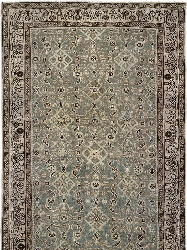Vintage Persian Malayer Runner, No.32427 - Gsblank