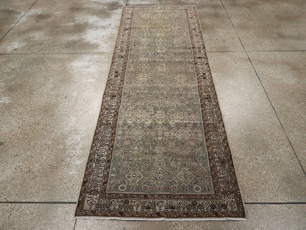 Vintage Persian Malayer Runner, No.32427 - Gsblank