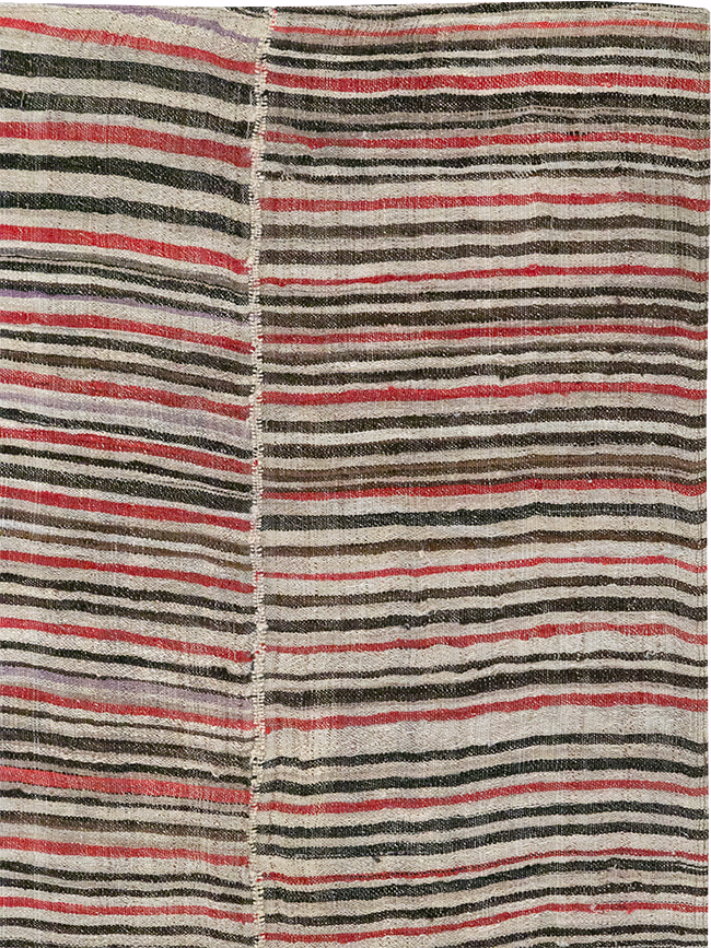 Vintage Persian Flatweave Kilim Accent Rug, No.32432 - Gsblank