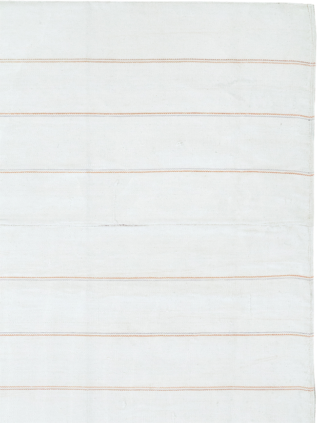 Vintage Persian Flatweave Kilim Room Size Carpet, No.32433 - Gsblank