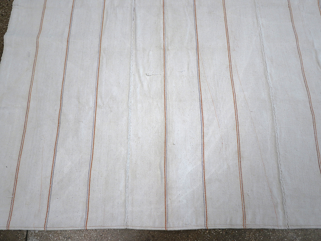 Vintage Persian Flatweave Kilim Room Size Carpet, No.32433 - Gsblank