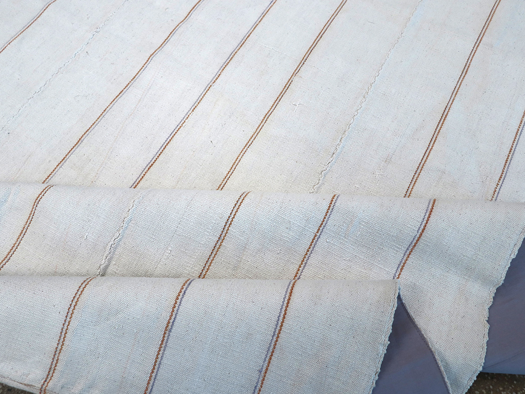 Vintage Persian Flatweave Kilim Room Size Carpet, No.32433 - Gsblank