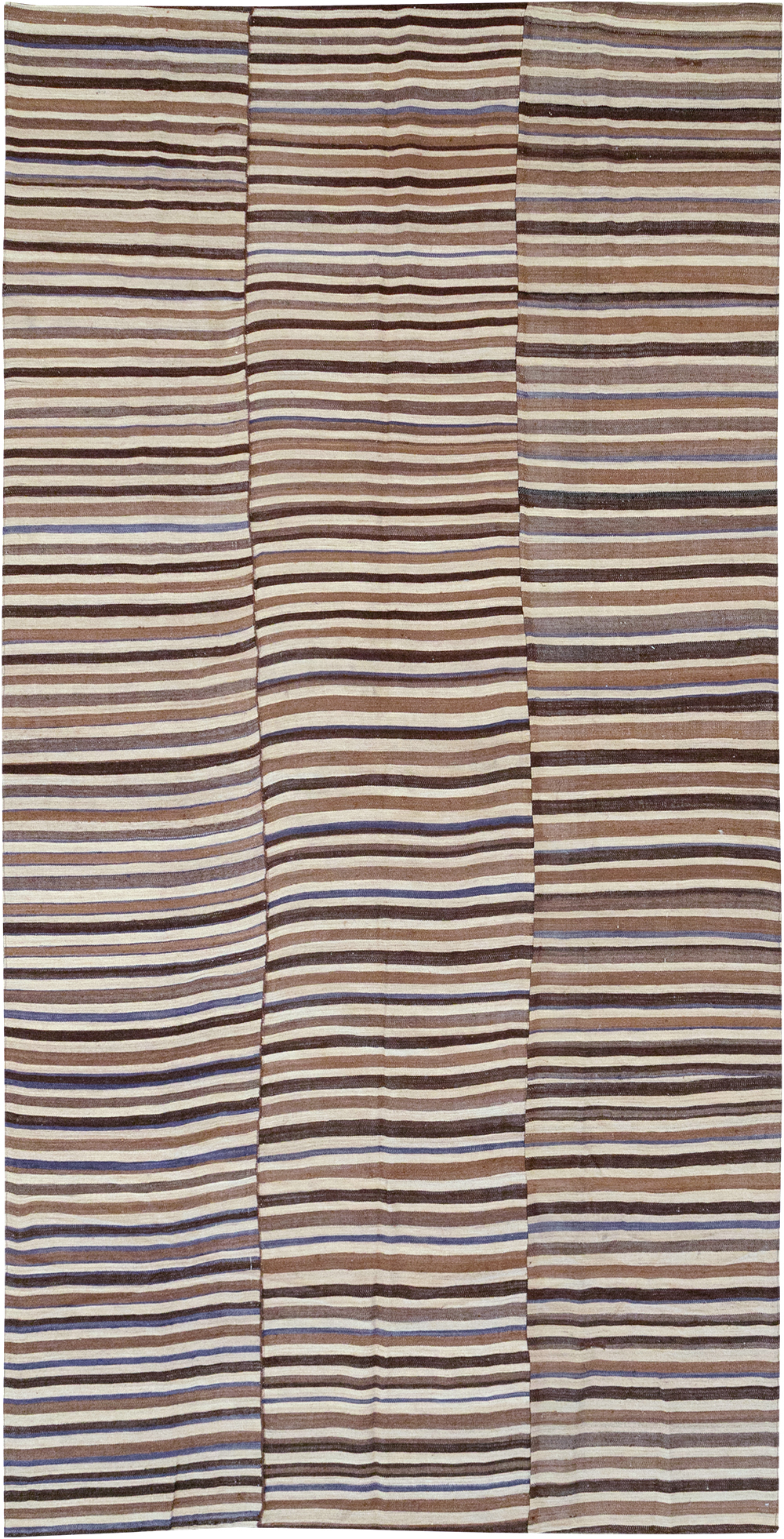 Vintage Persian Flatweave Kilim Gallery Carpet, No.32437 - Gsblank