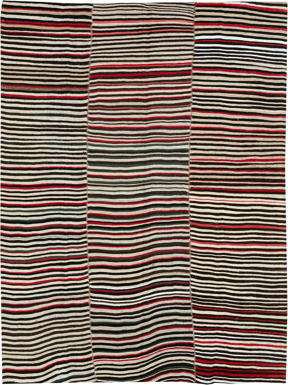 Vintage Persian Flatweave Kilim Accent Rug, No.32439 - Gsblank