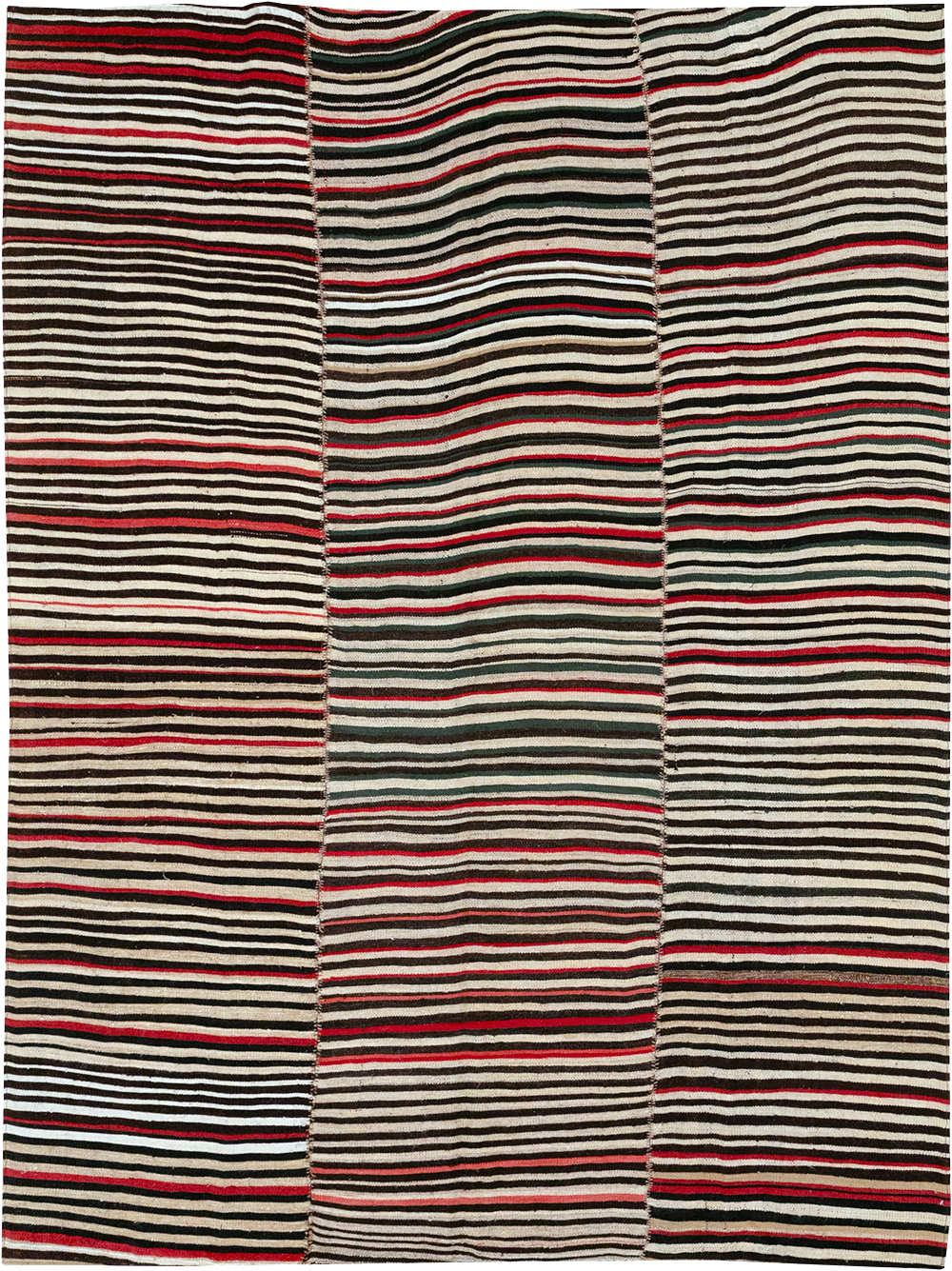 Vintage Persian Flatweave Kilim Accent Rug, No.32439 - Gsblank