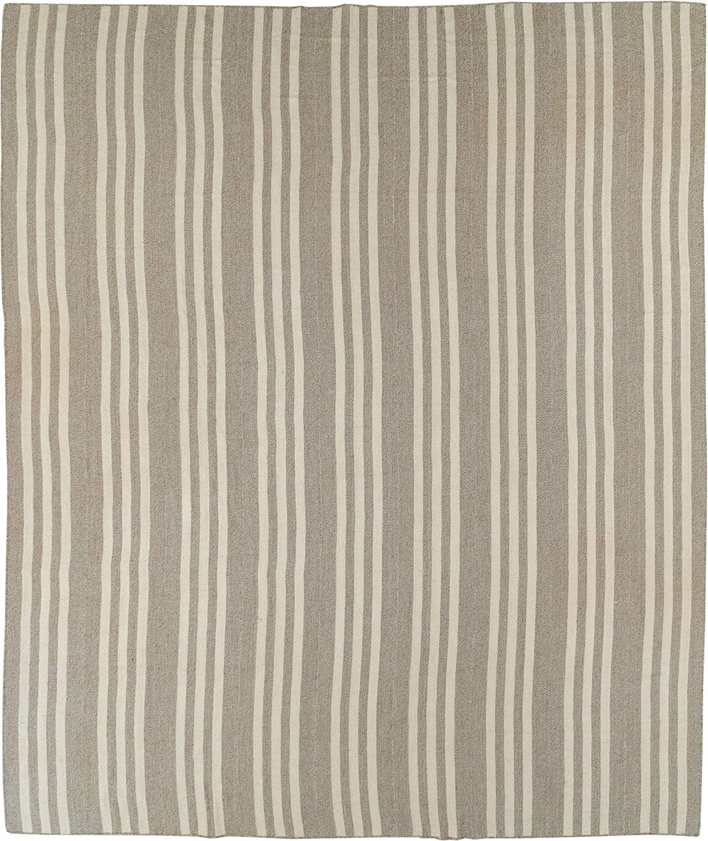 Modern Turkish Flatweave Kilim Large Carpet, No.32443 - Gsblank