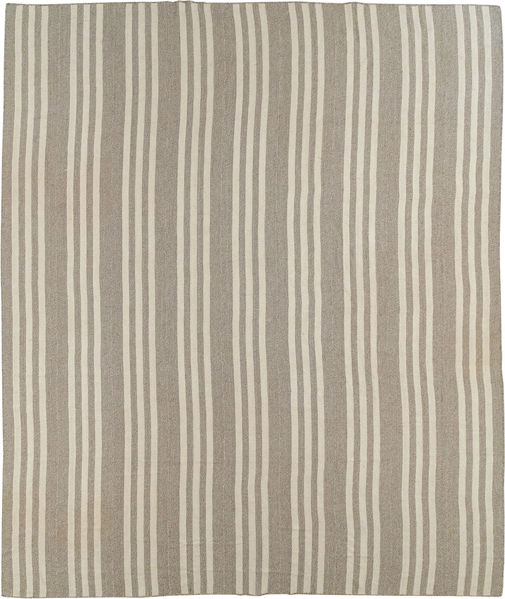 Modern Turkish Flatweave Kilim Large Carpet, No.32443 - Gsblank