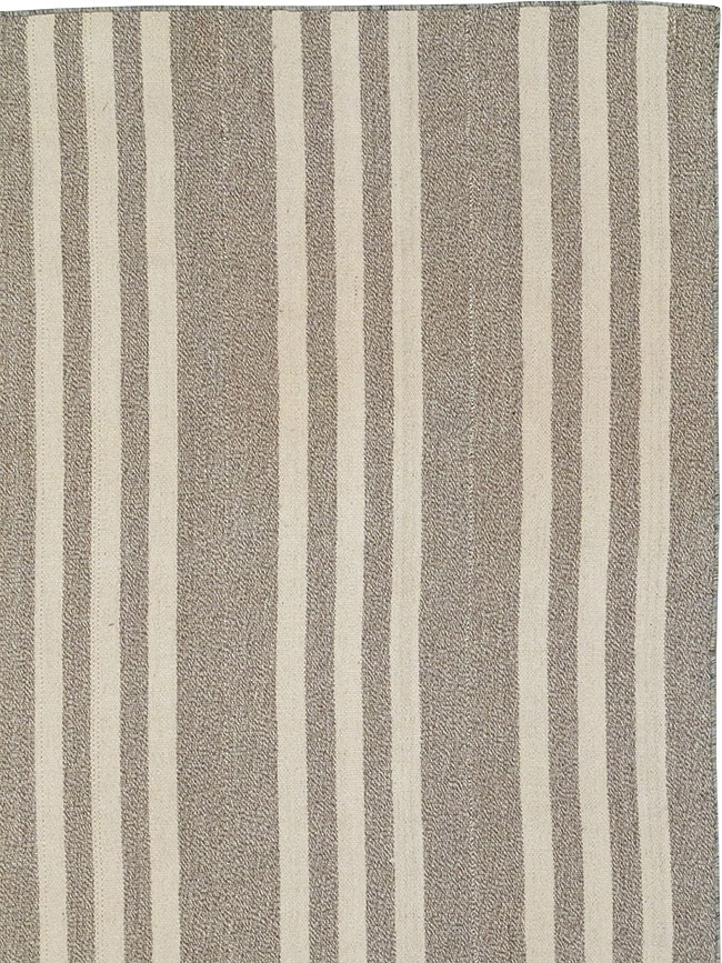 Modern Turkish Flatweave Kilim Large Carpet, No.32443 - Gsblank