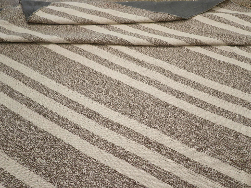 Modern Turkish Flatweave Kilim Large Carpet, No.32443 - Gsblank