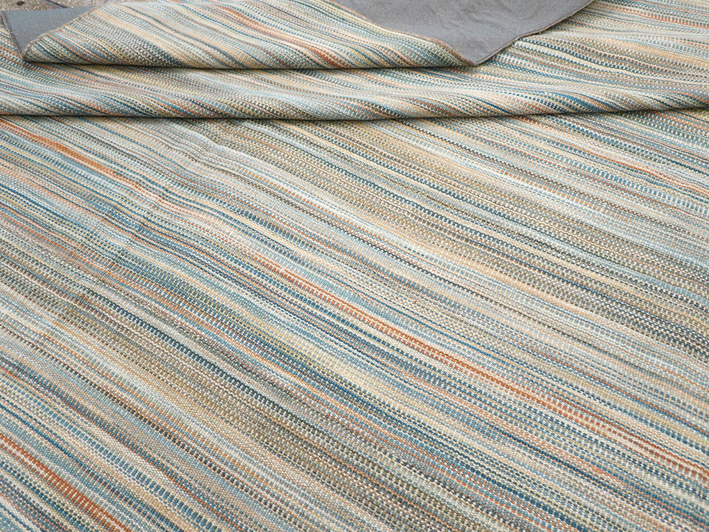 Modern Turkish Flatweave Kilim Room Size Carpet, No.32453 - Gsblank