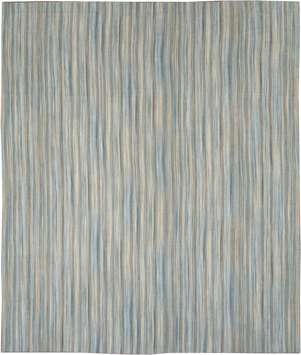 Modern Turkish Flatweave Kilim Large Carpet, No.32454 - Gsblank