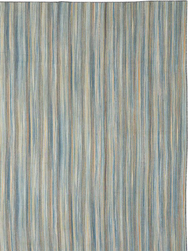 Modern Turkish Flatweave Kilim Large Carpet, No.32454 - Gsblank