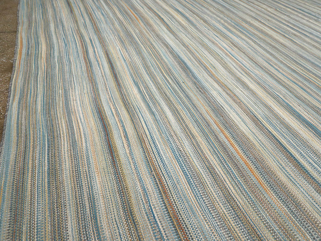 Modern Turkish Flatweave Kilim Large Carpet, No.32454 - Gsblank