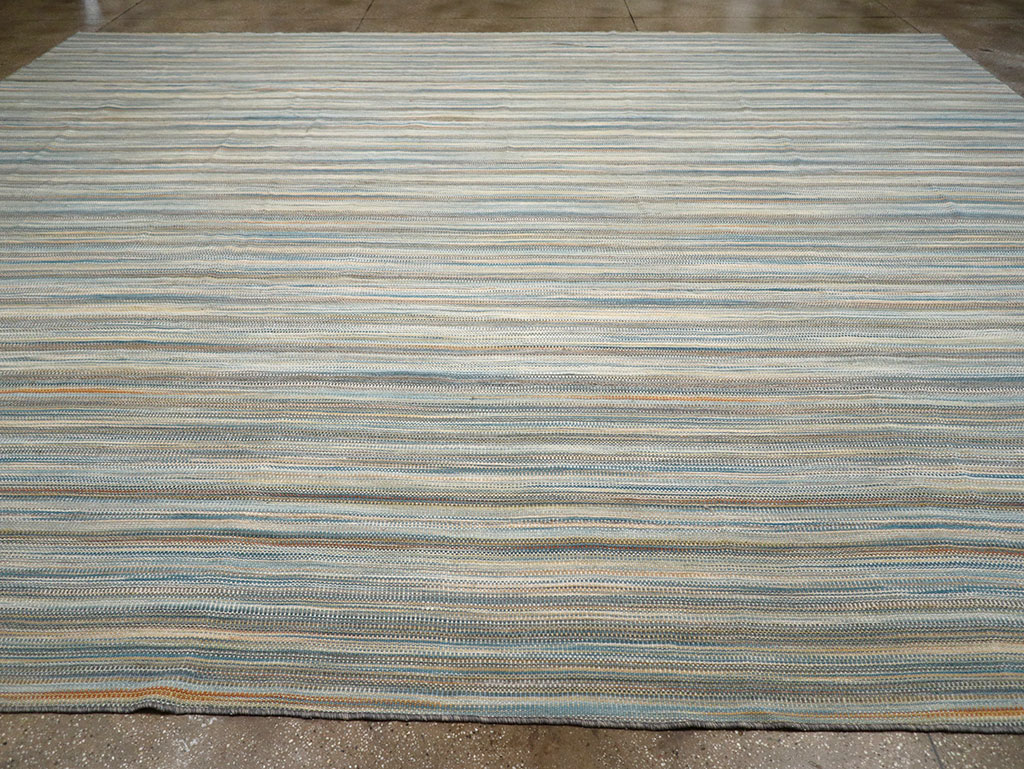 Modern Turkish Flatweave Kilim Large Carpet, No.32454 - Gsblank