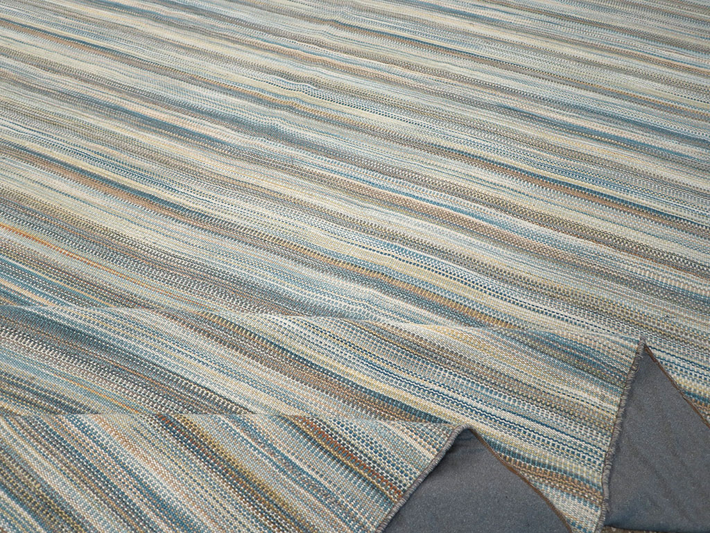 Modern Turkish Flatweave Kilim Large Carpet, No.32454 - Gsblank