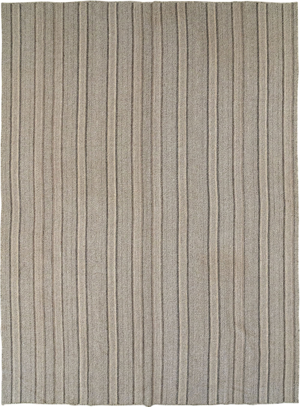 Modern Turkish Flatweave Kilim Room Size Carpet, No.32457 - Gsblank