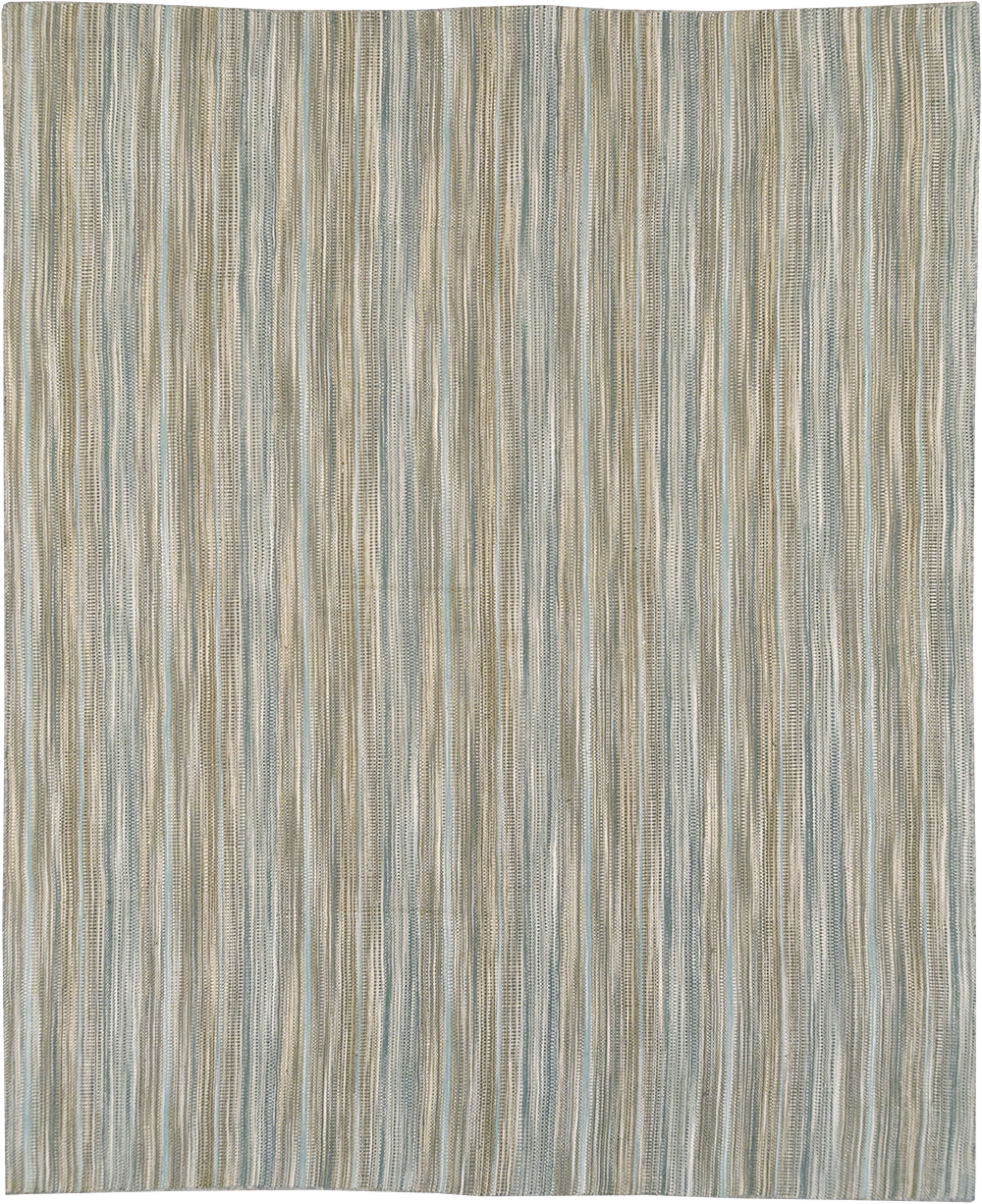 Modern Persian Flatweave Kilim Room Size Carpet, No.32459 - Gsblank