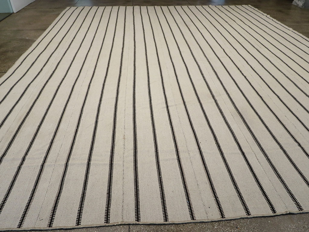 Modern Turkish Flatweave Kilim Large Carpet, No.32460 - Gsblank