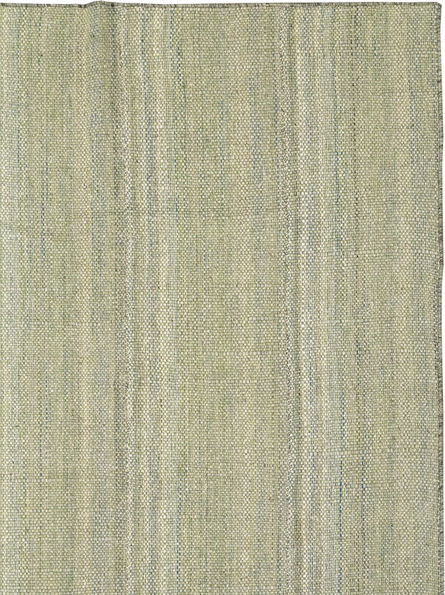 Modern Persian Flatweave Kilim Room Size Carpet, No.32464 - Gsblank