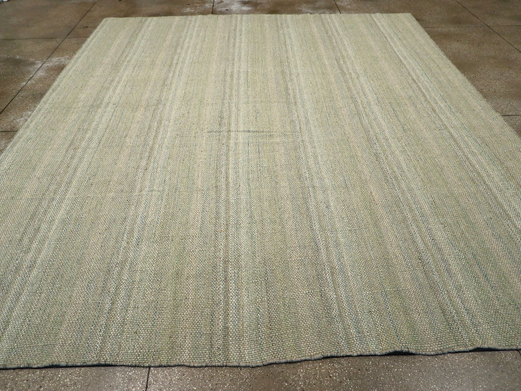 Modern Persian Flatweave Kilim Room Size Carpet, No.32464 - Gsblank