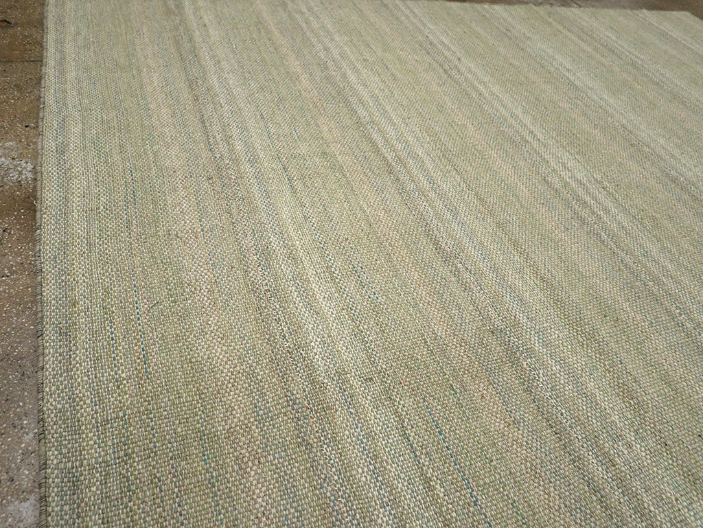 Modern Persian Flatweave Kilim Room Size Carpet, No.32464 - Gsblank