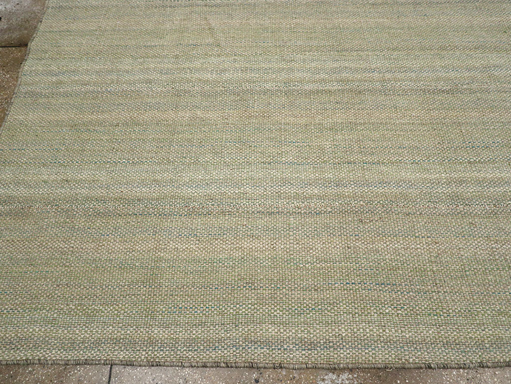 Modern Persian Flatweave Kilim Room Size Carpet, No.32464 - Gsblank