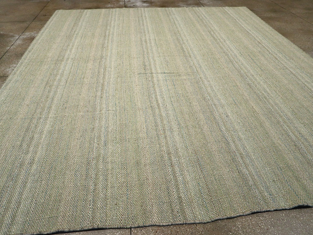 Modern Persian Flatweave Kilim Room Size Carpet, No.32464 - Gsblank