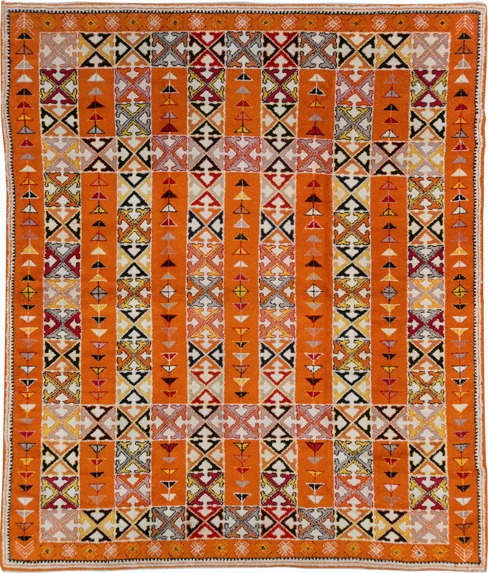 Vintage Moroccan Large Room Size Carpet, No.32470 - Gsblank