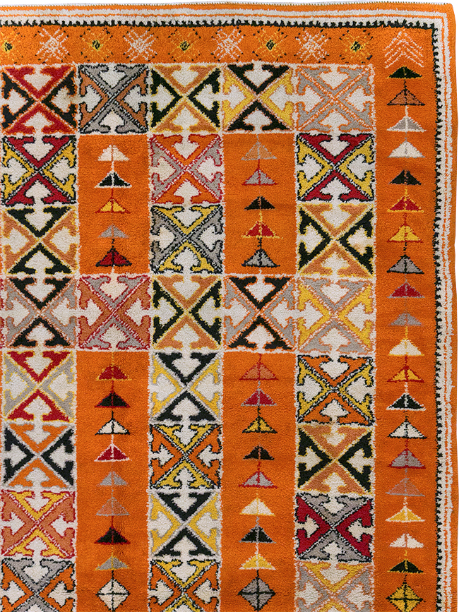 Vintage Moroccan Large Room Size Carpet, No.32470 - Gsblank