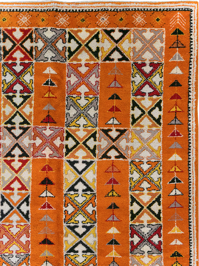 Vintage Moroccan Large Room Size Carpet, No.32470 - Gsblank