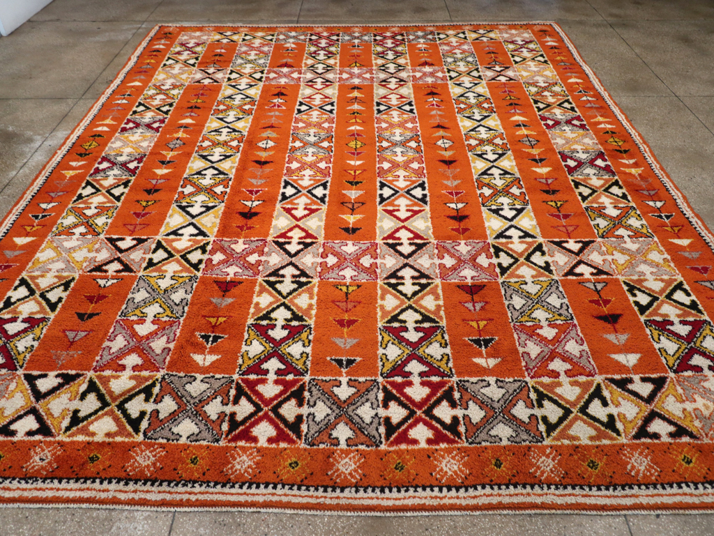 Vintage Moroccan Large Room Size Carpet, No.32470 - Gsblank