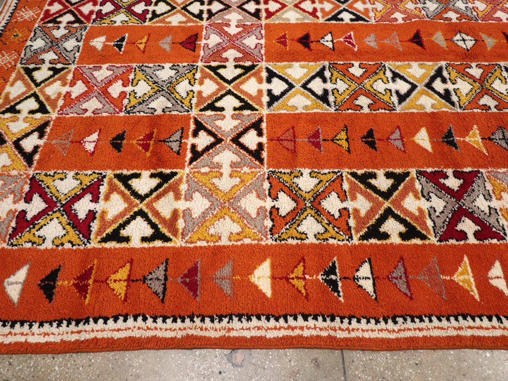 Vintage Moroccan Large Room Size Carpet, No.32470 - Gsblank