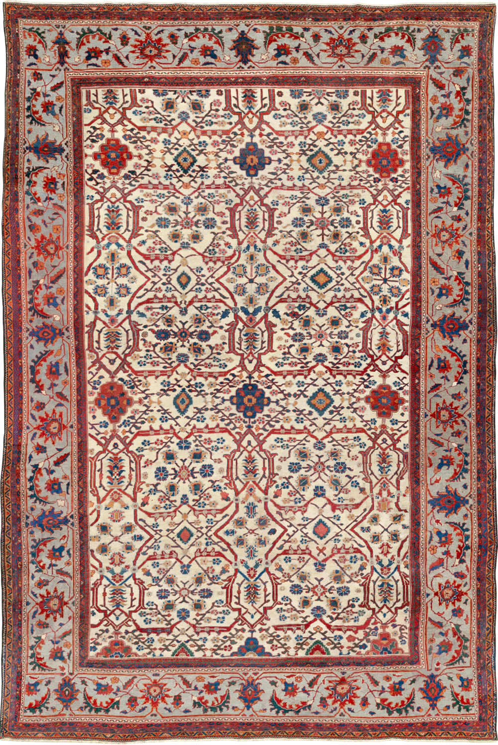 Antique Persian Sultanabad Large Carpet, No.32472 - Gsblank