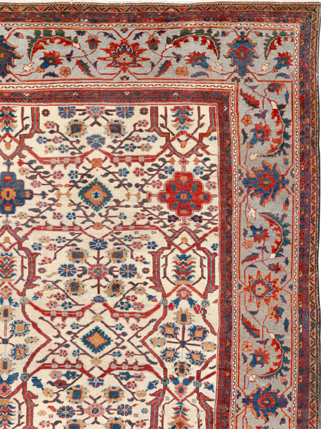 Antique Persian Sultanabad Large Carpet, No.32472 - Gsblank