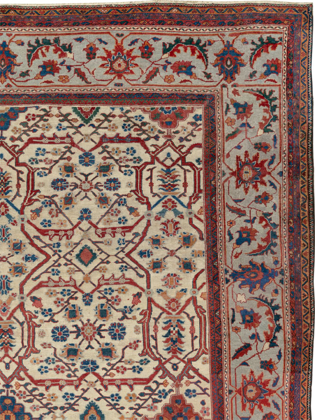 Antique Persian Sultanabad Large Carpet, No.32472 - Gsblank