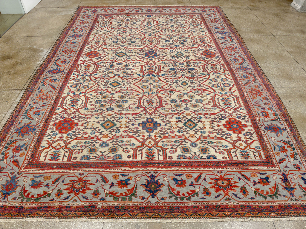 Antique Persian Sultanabad Large Carpet, No.32472 - Gsblank