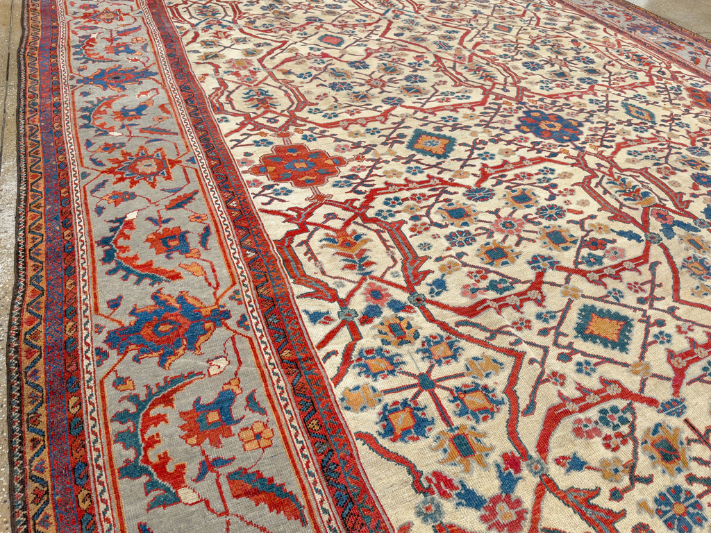 Antique Persian Sultanabad Large Carpet, No.32472 - Gsblank