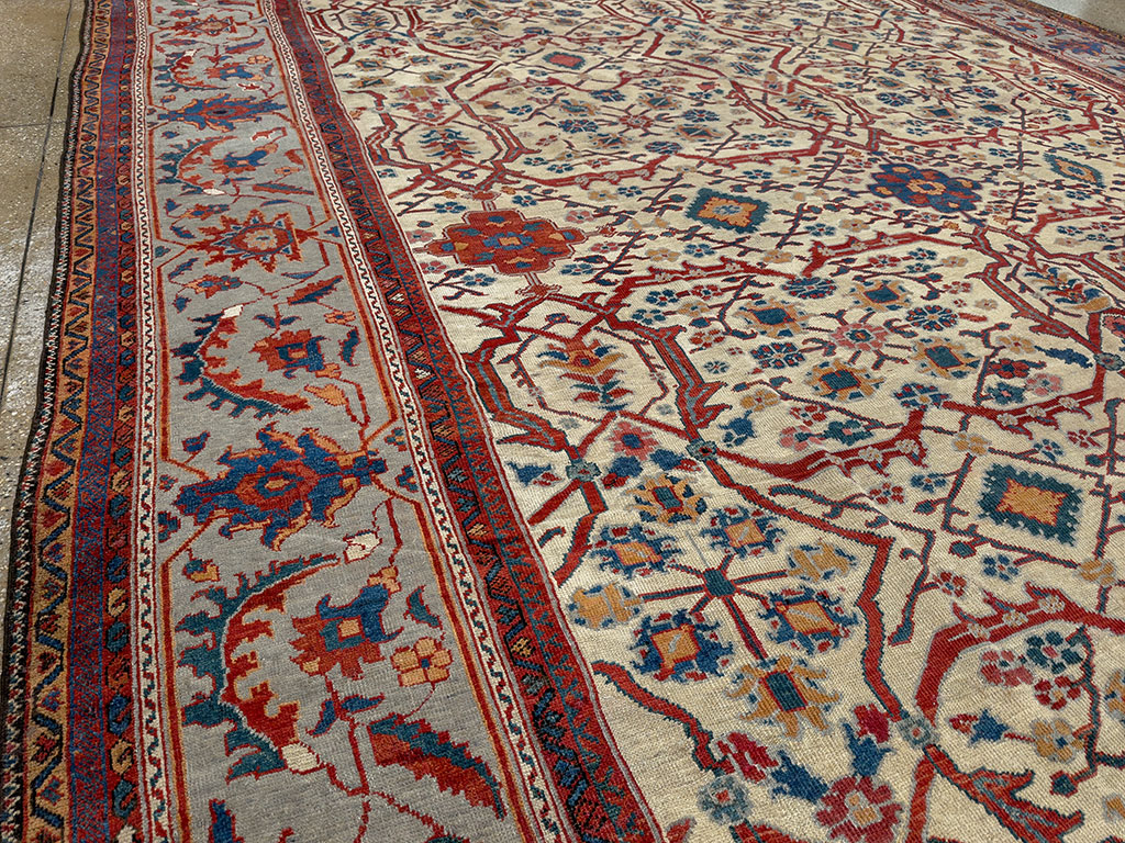 Antique Persian Sultanabad Large Carpet, No.32472 - Gsblank