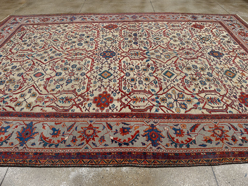 Antique Persian Sultanabad Large Carpet, No.32472 - Gsblank