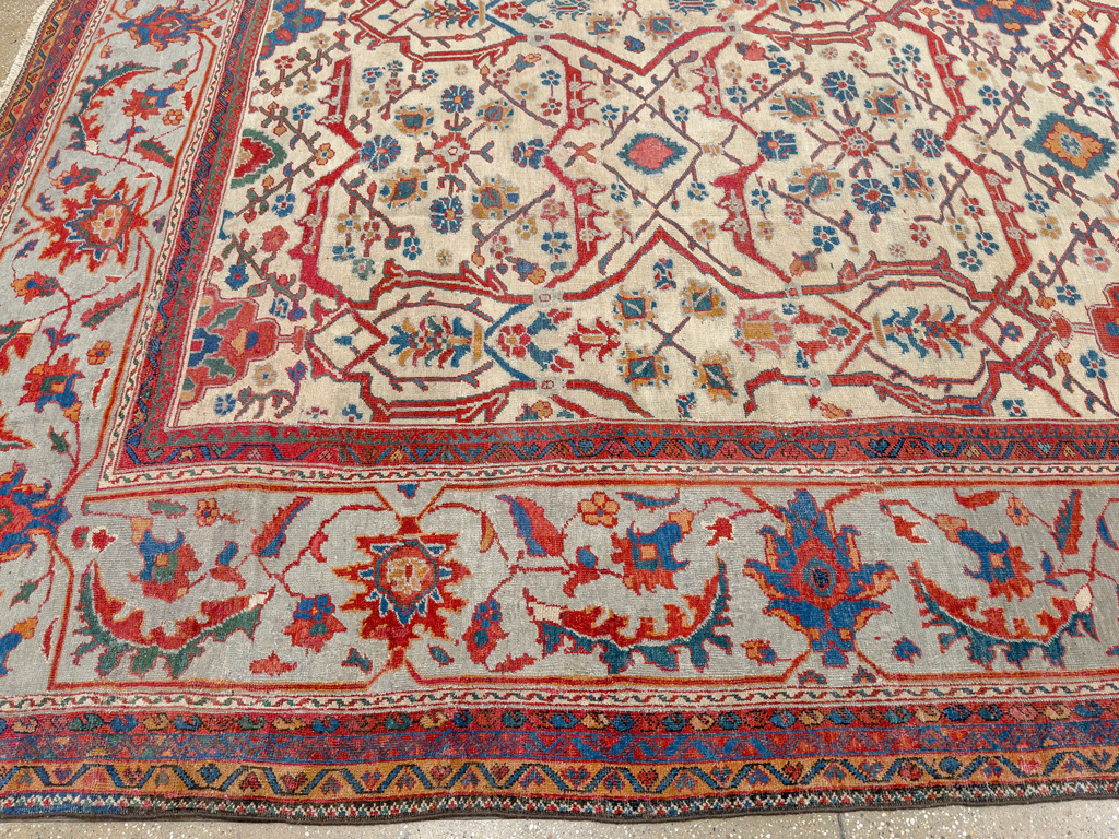 Antique Persian Sultanabad Large Carpet, No.32472 - Gsblank