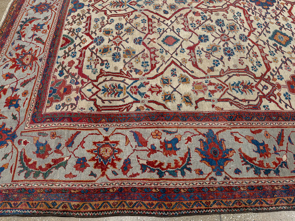 Antique Persian Sultanabad Large Carpet, No.32472 - Gsblank