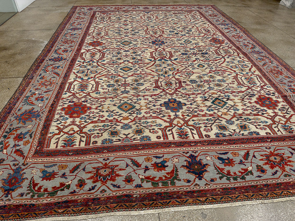 Antique Persian Sultanabad Large Carpet, No.32472 - Gsblank