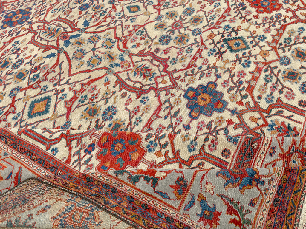 Antique Persian Sultanabad Large Carpet, No.32472 - Gsblank