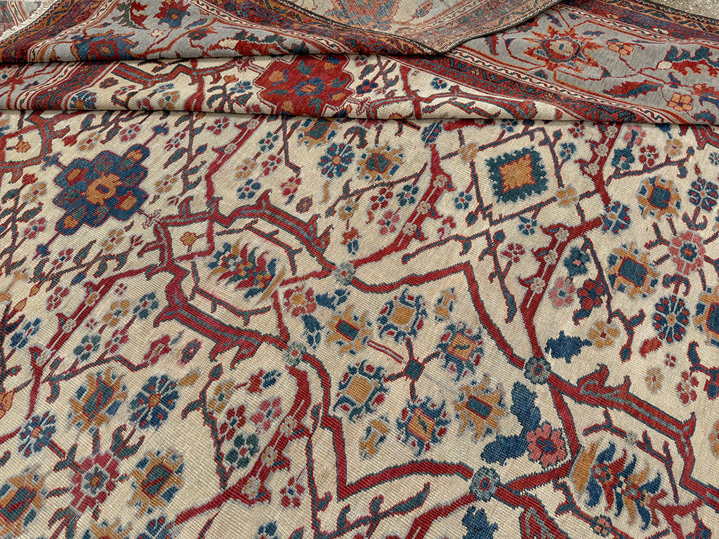 Antique Persian Sultanabad Large Carpet, No.32472 - Gsblank